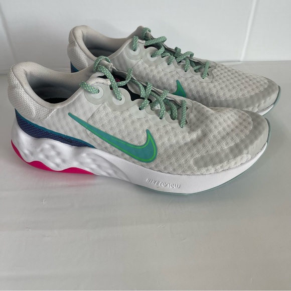 Nike Women's Renew Ride 3 DC8184 006 Photon Dust/Washed Teal - Size 12 - Picture 7 of 8